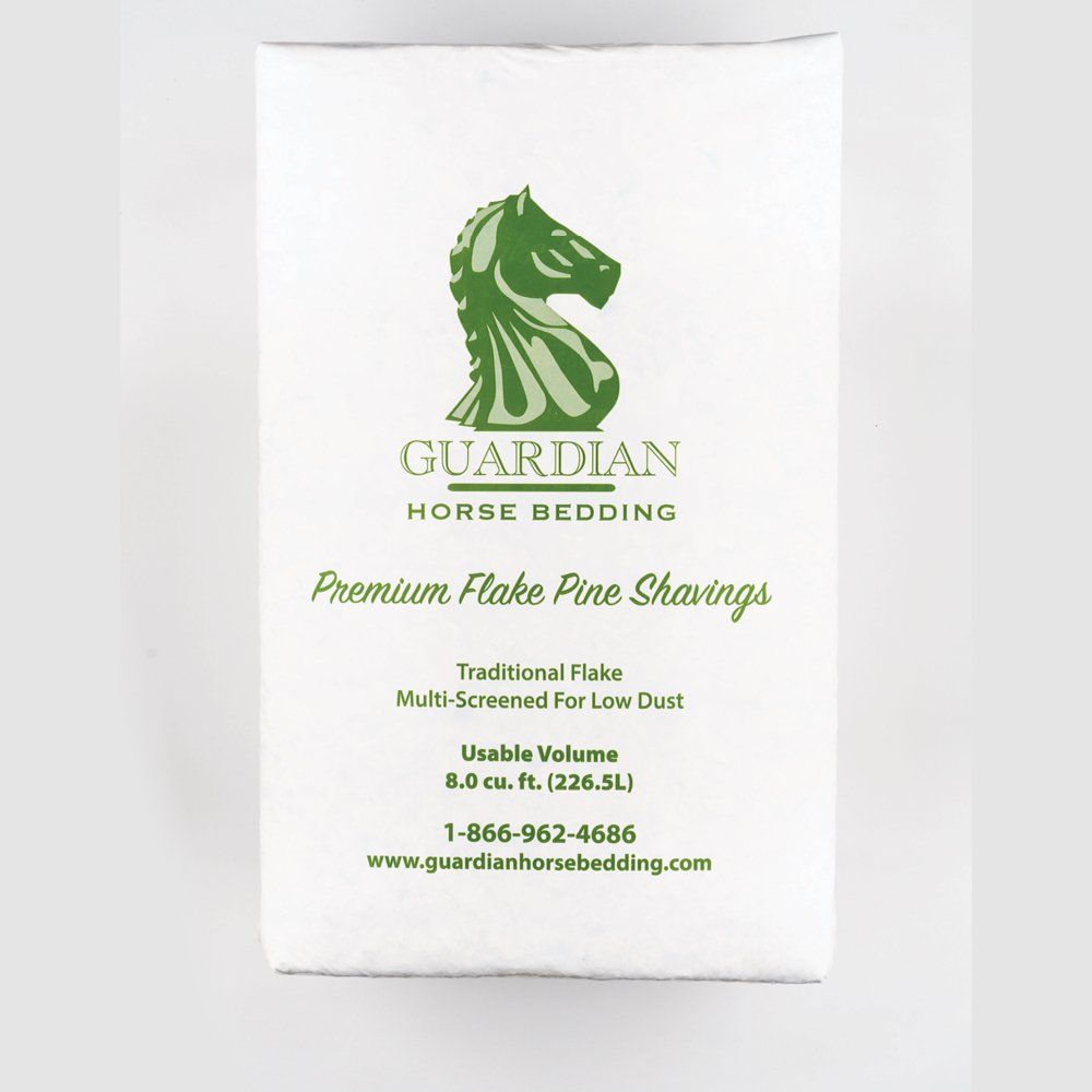 Guardian Horse Bedding Premium Flake Pine Shavings High Volume